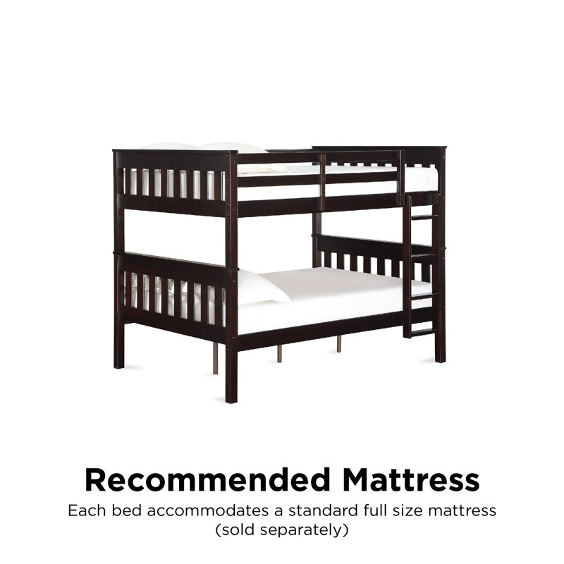 Harriet Bee AlmedaCheatham Kids Full Over Full Bunk Bed & Reviews Wayfair